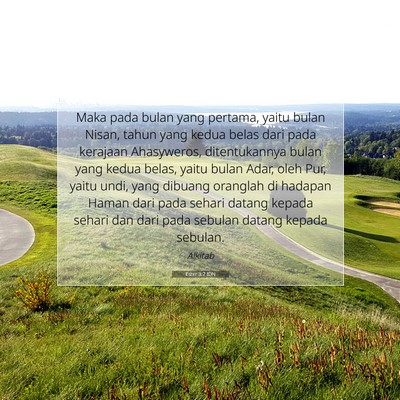 Ester 3:7 IDN Gambar Ayat Alkitab