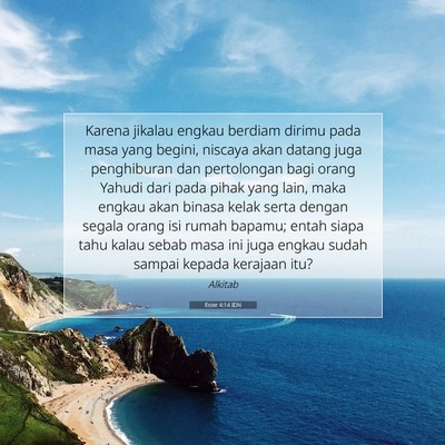 Ester 4:14 IDN Gambar Ayat Alkitab