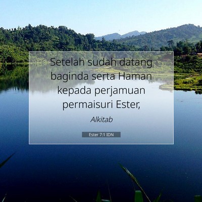 Ester 7:1 Ayat Alkitab Dijelaskan