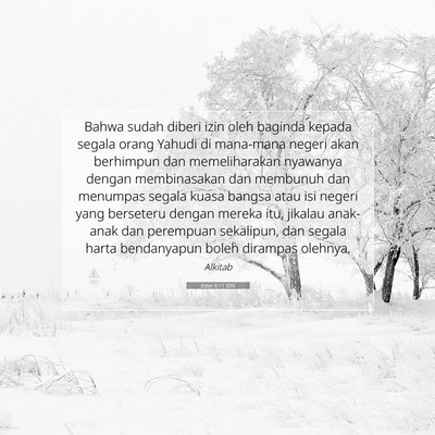 Ester 8:11 Ayat Alkitab Dijelaskan