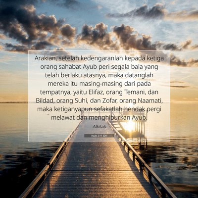 Ayub 2:11 IDN Gambar Ayat Alkitab