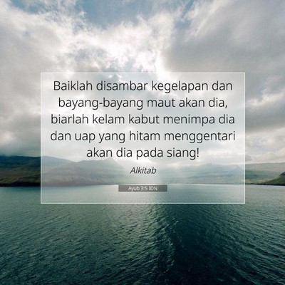 Ayub 3:5 Ayat Alkitab Dijelaskan