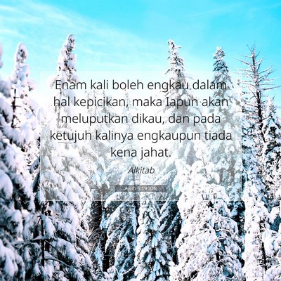 Ayub 5:19 IDN Gambar Ayat Alkitab