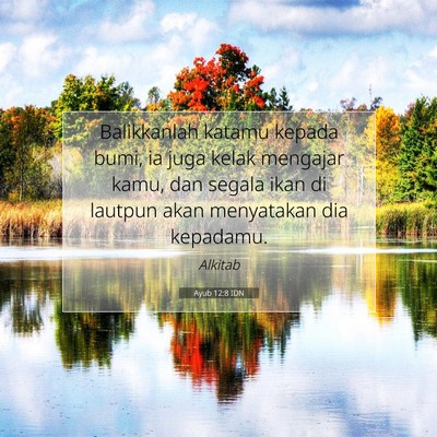 Ayub 12:8 IDN Gambar Ayat Alkitab