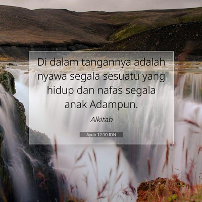 Ayub 12:10 IDN Gambar Ayat Alkitab