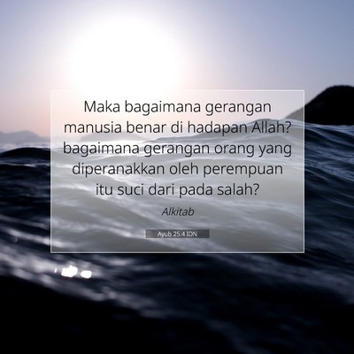 Ayub 25:4 IDN Gambar Ayat Alkitab