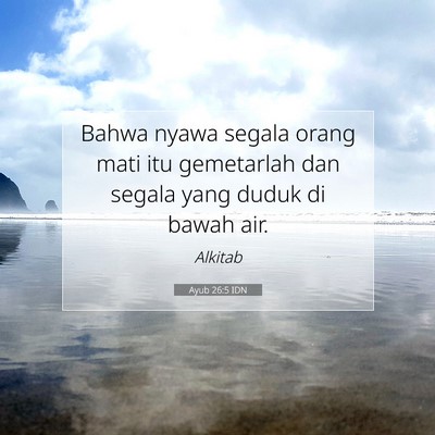 Ayub 26:5 IDN Gambar Ayat Alkitab
