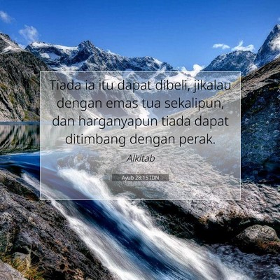 Ayub 28:15 Ayat Alkitab Dijelaskan