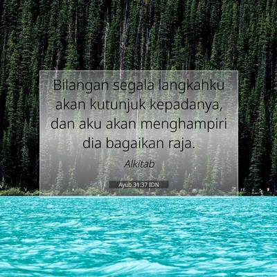 Ayub 31:37 IDN Gambar Ayat Alkitab