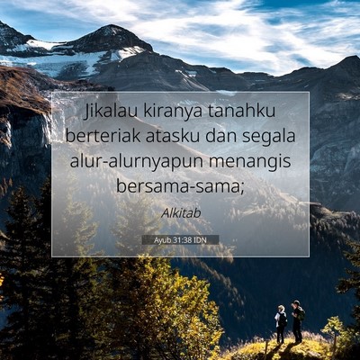 Ayub 31:38 IDN Gambar Ayat Alkitab