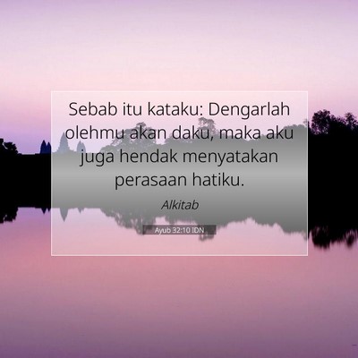 Ayub 32:10 IDN Gambar Ayat Alkitab