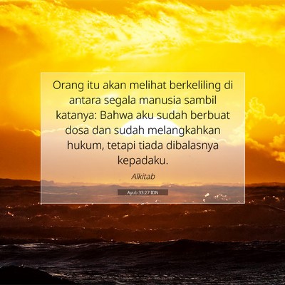Ayub 33:27 IDN Gambar Ayat Alkitab