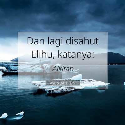 Ayub 34:1 Ayat Alkitab Dijelaskan