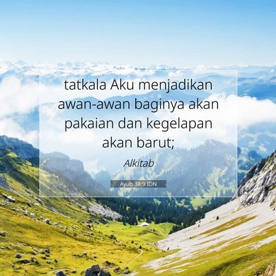 Ayub 38:9 Ayat Alkitab Dijelaskan