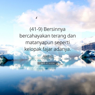 Ayub 41:18 Ayat Alkitab Dijelaskan