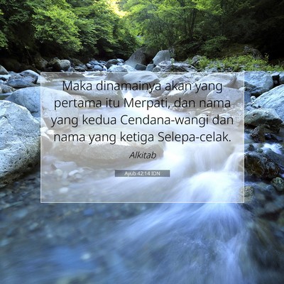 Ayub 42:14 Ayat Alkitab Dijelaskan