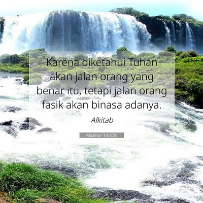 Mazmur 1:6 Ayat Alkitab Dijelaskan