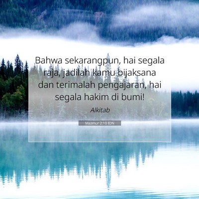 Mazmur 2:10 Ayat Alkitab Dijelaskan