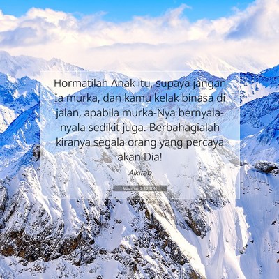 Mazmur 2:12 IDN Gambar Ayat Alkitab