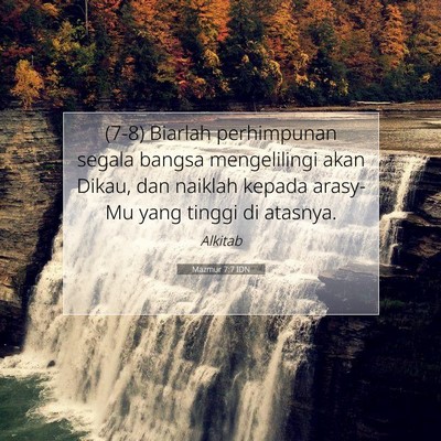 Mazmur 7:7 Ayat Alkitab Dijelaskan