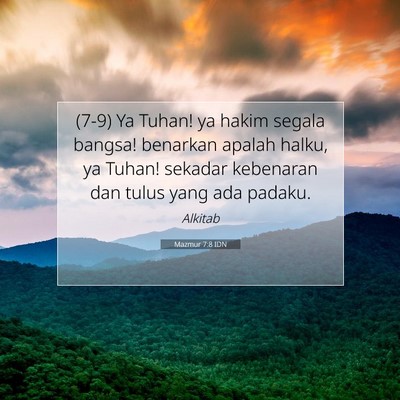 Mazmur 7:8 IDN Gambar Ayat Alkitab