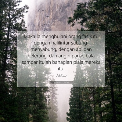 Mazmur 11:6 Ayat Alkitab Dijelaskan