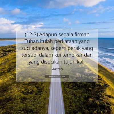Mazmur 12:6 Ayat Alkitab Dijelaskan