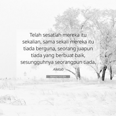 Mazmur 14:3 Ayat Alkitab Dijelaskan