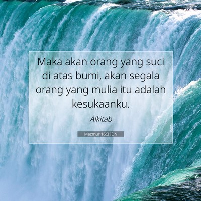 Mazmur 16:3 IDN Gambar Ayat Alkitab
