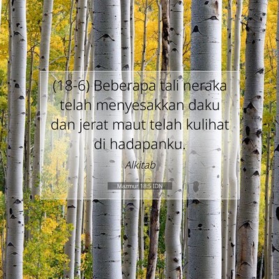 Mazmur 18:5 Ayat Alkitab Dijelaskan