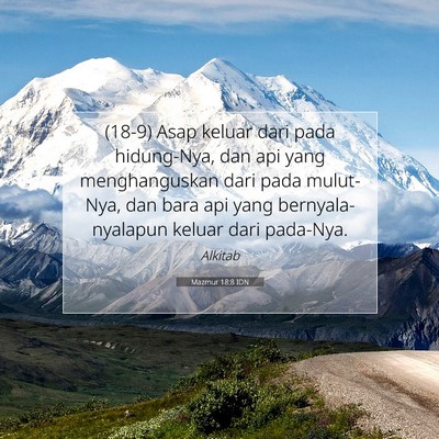 Mazmur 18:8 Ayat Alkitab Dijelaskan