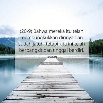Mazmur 20:8 Ayat Alkitab Dijelaskan