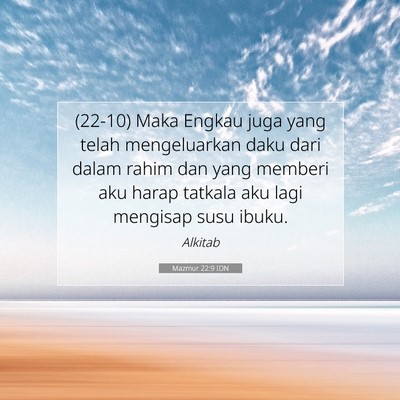 Mazmur 22:9 IDN Gambar Ayat Alkitab
