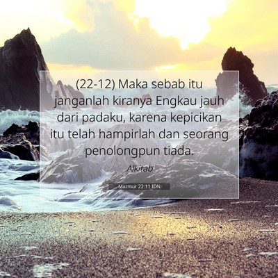 Mazmur 22:11 IDN Gambar Ayat Alkitab