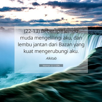 Mazmur 22:12 IDN Gambar Ayat Alkitab
