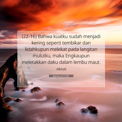 Mazmur 22:15 Ayat Alkitab Dijelaskan