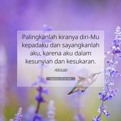 Mazmur 25:16 IDN Gambar Ayat Alkitab