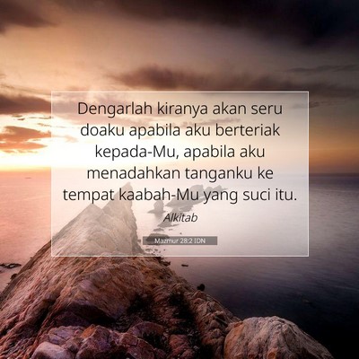 Mazmur 28:2 IDN Gambar Ayat Alkitab