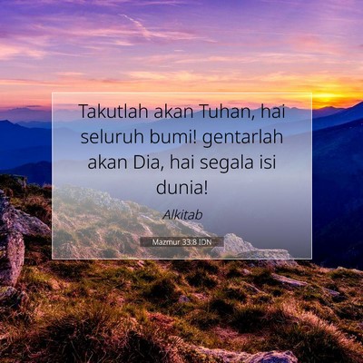 Mazmur 33:8 IDN Gambar Ayat Alkitab