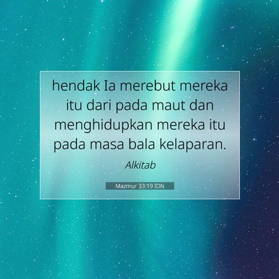 Mazmur 33:19 IDN Gambar Ayat Alkitab