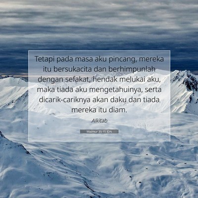 Mazmur 35:15 IDN Gambar Ayat Alkitab