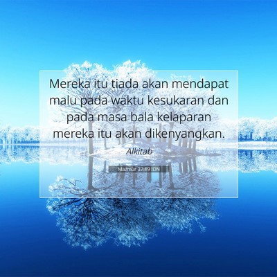Mazmur 37:19 IDN Gambar Ayat Alkitab