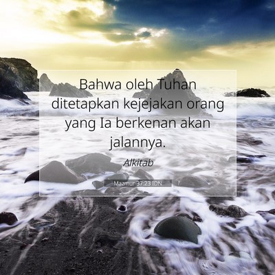Mazmur 37:23 IDN Gambar Ayat Alkitab