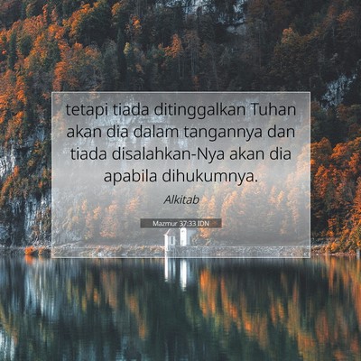 Mazmur 37:33 IDN Gambar Ayat Alkitab