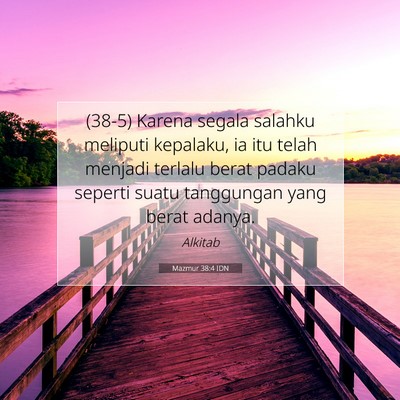 Mazmur 38:4 IDN Gambar Ayat Alkitab