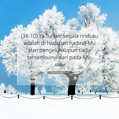 Mazmur 38:9 Ayat Alkitab Dijelaskan