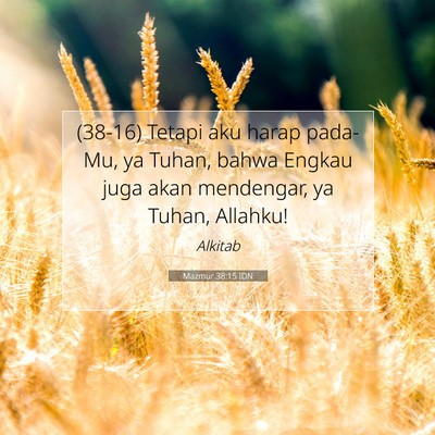 Mazmur 38:15 Ayat Alkitab Dijelaskan