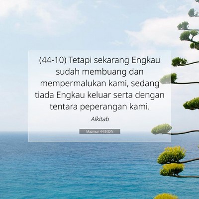 Mazmur 44:9 IDN Gambar Ayat Alkitab