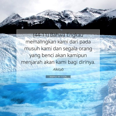 Mazmur 44:10 Ayat Alkitab Dijelaskan