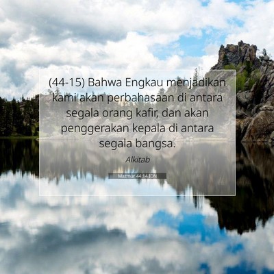 Mazmur 44:14 Ayat Alkitab Dijelaskan